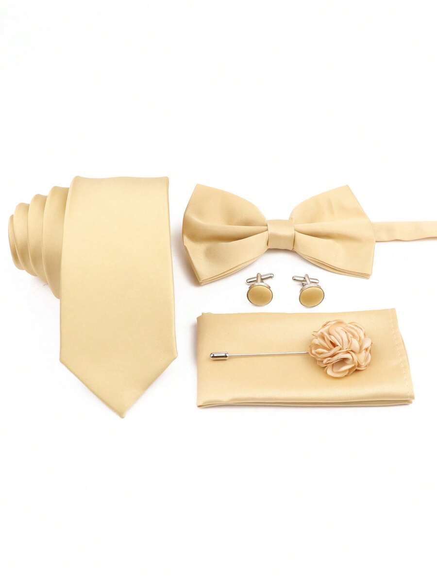 Pocket Square Set - SGIAWETA-Juego de 5 piezas de corbatas