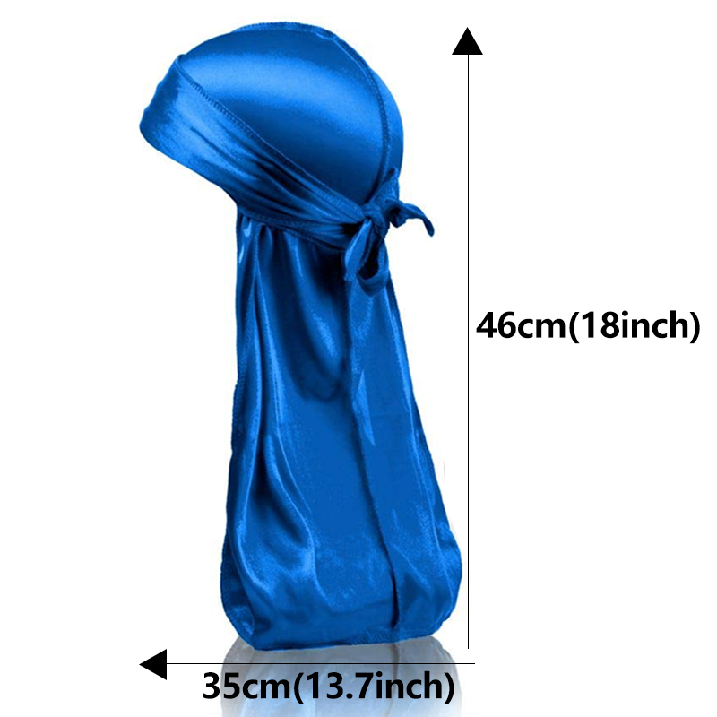 1-4 Uds nueva seda Durag Banda - Bandana Doo Rag reseña y precio