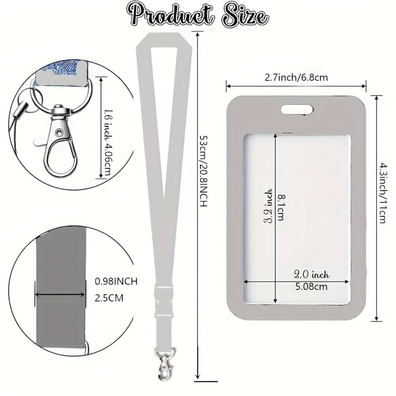 Portacredenciales con Cordón N - Lanyard Badge Holder reseña y precio