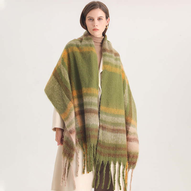 Bufanda coreana de Cachemira d - Woven Scarf Blanket reseña y precio